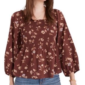 Madewell Lucie NWT Peplum Top Size 16